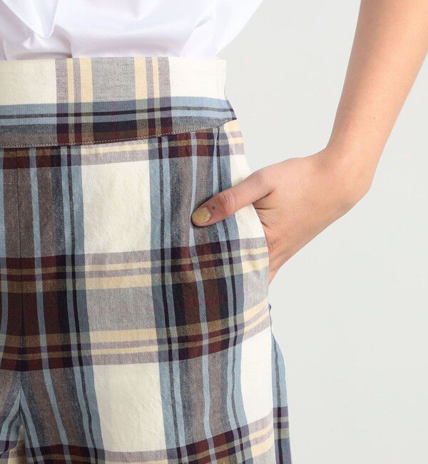 BACCA「サマーチェック カマーベルトショーツ」|その他|