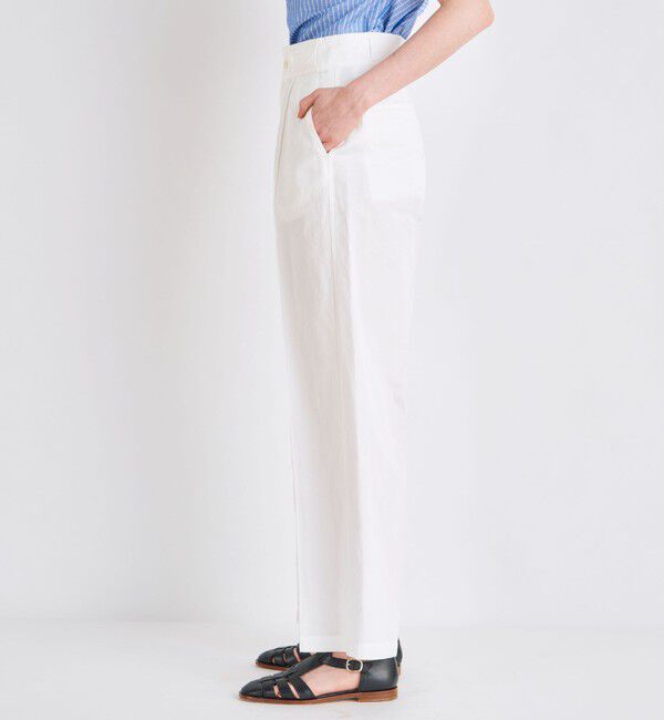 MACPHEE「コットンラミーツイル ワイドパンツ」|その他|