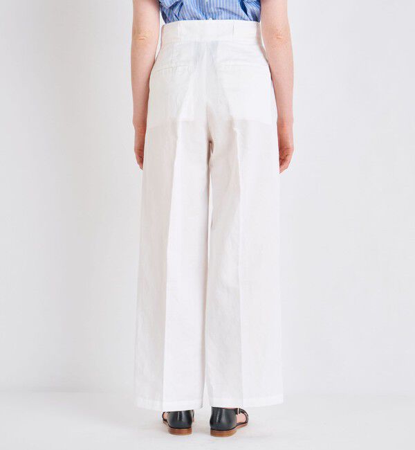 MACPHEE「コットンラミーツイル ワイドパンツ」|その他|