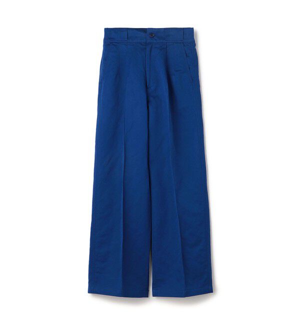 MACPHEE「コットンラミーツイル ワイドパンツ」|その他|65 ブルー