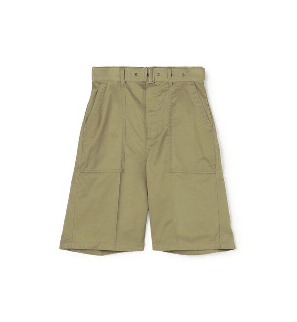 Edition「コットンナイロン ツイルカーゴハーフパンツ」|チノ|57 カーキ