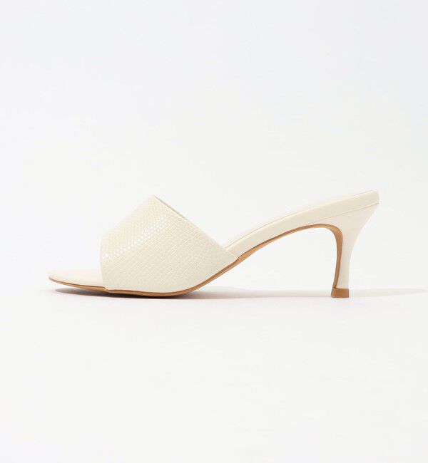 TOMORROWLAND GOODS「TOMORROWLAND リザード型押しミュール」|サンダル|