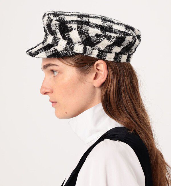 TOMORROWLAND GOODS「Bronte リントンツイード フィッシャーマンズキャップ」|キャップ・キャスケット|