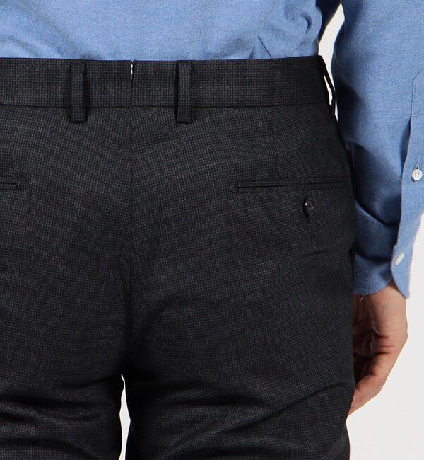 TOMORROWLAND MENS「Super120'sストレッチウールツイル スリムスラックス」|スラックス|