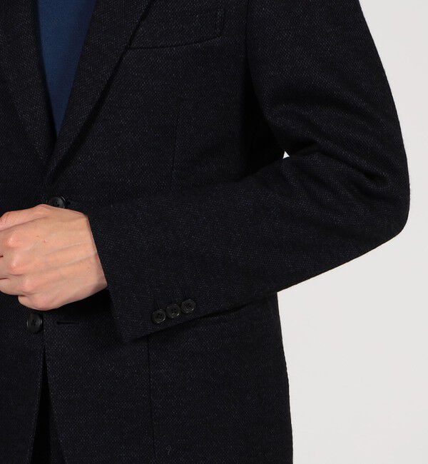 TOMORROWLAND MENS「ウールコットンダブルジャガード シングルブレステッド2Bジャケット」|テーラードジャケット|