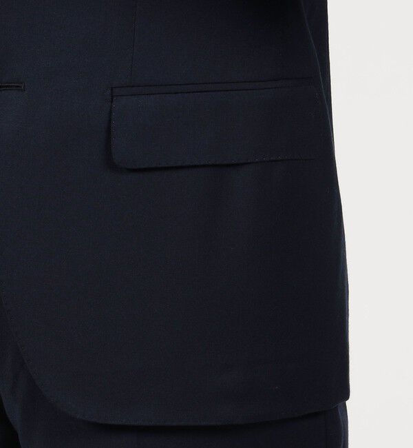 TOMORROWLAND MENS「ストレッチサキソニー シングルブレステッド2Bジャケット」|テーラードジャケット|