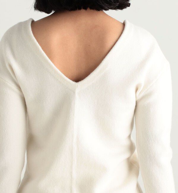 Edition「ストレッチラムVネックプルオーバー」|ニット・セーター|