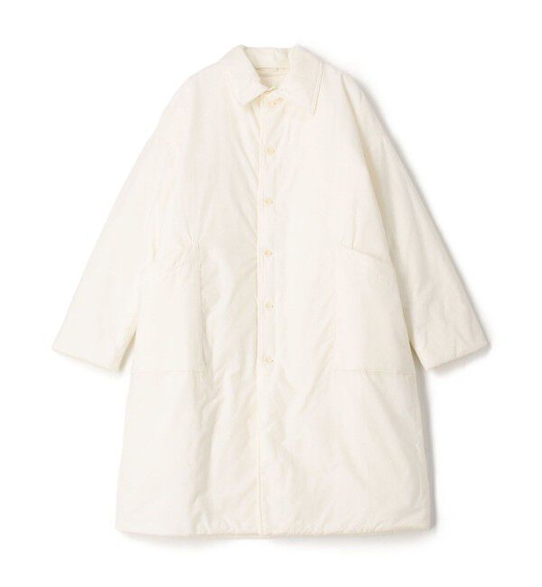 TOMORROWLAND GOODS「LABO.ART GIACCA BETTINA コート」|ステンカラーコート|11 ホワイト