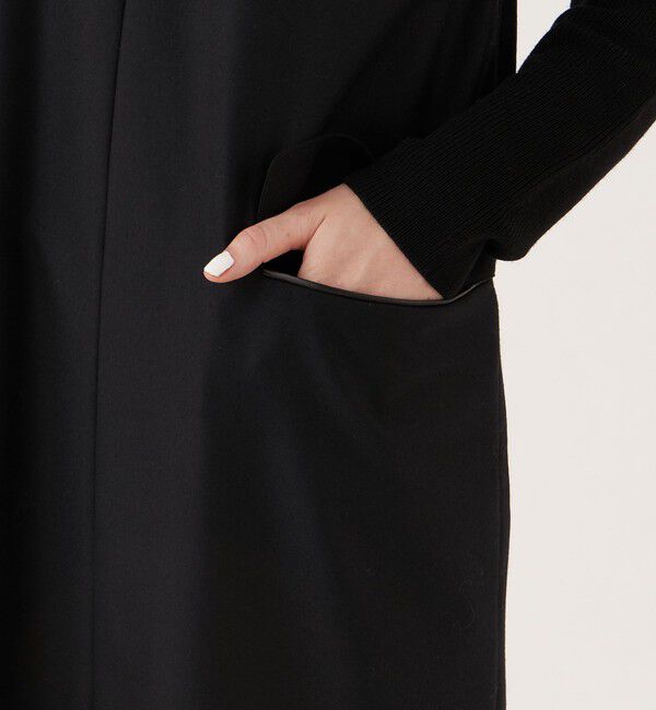 GALERIE VIE「ライトフラノストレッチクルーネックワンピース」|ワンピース|