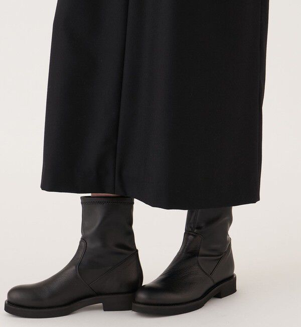 GALERIE VIE「ライトフラノストレッチクルーネックワンピース」|ワンピース|