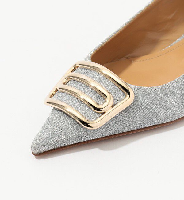 TOMORROWLAND GOODS「PELLICO メタリックフラットパンプス 」|パンプス|