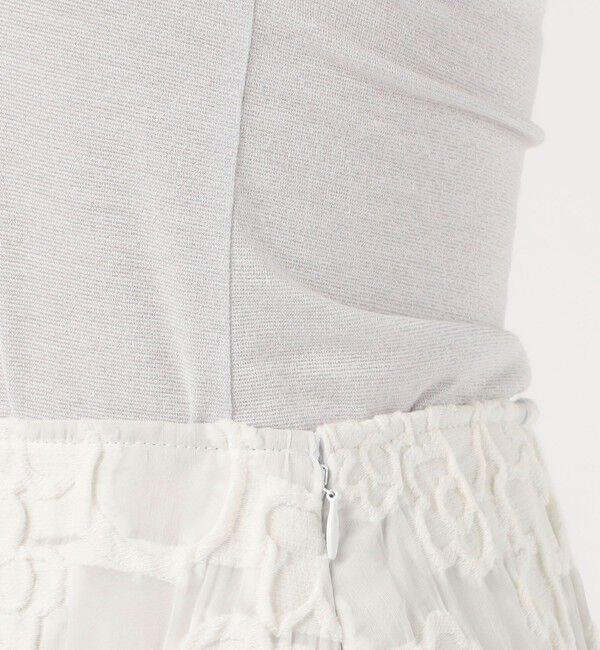 Ballsey「シャーリングジャカード セミマーメイドスカート」|フレア|