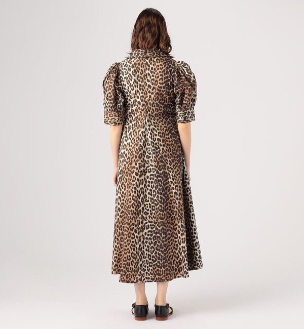 TOMORROWLAND BUYING WEAR「GANNI レオパード オーガニックコットンドレス」|ワンピース|