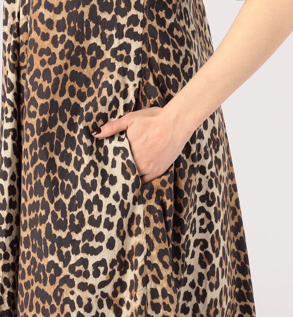 TOMORROWLAND BUYING WEAR「GANNI レオパード オーガニックコットンドレス」|ワンピース|