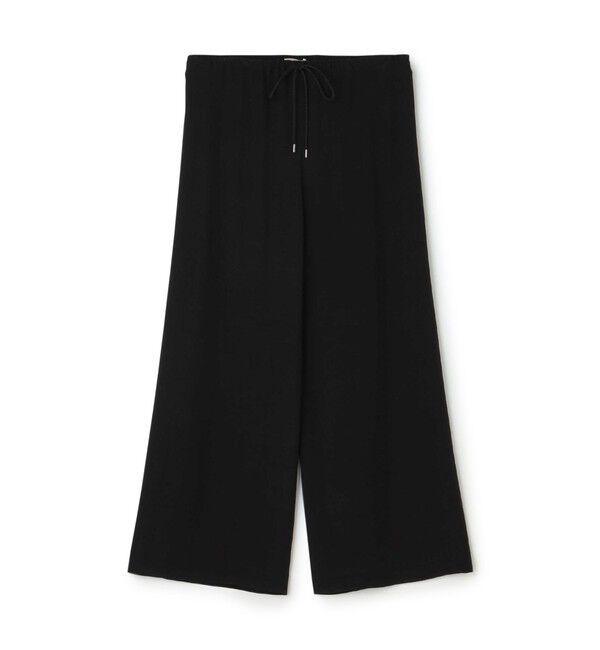DES PRES「レーヨンキュプラコードチェック ドローストリングイージーパンツ」|その他|19 ブラック