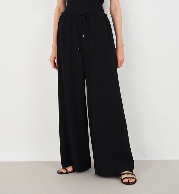 DES PRES「レーヨンキュプラコードチェック ドローストリングイージーパンツ」|その他|