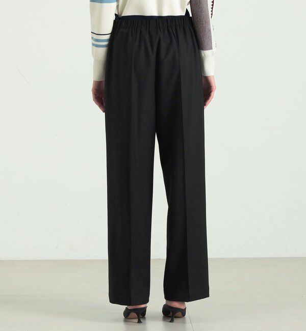BACCA「ウールサキソニー リラックスワイドパンツ」|その他|