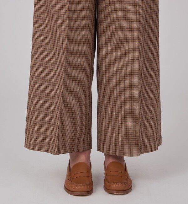 MACPHEE「ウールナチュラルストレッチ タックワイドパンツ」|その他|