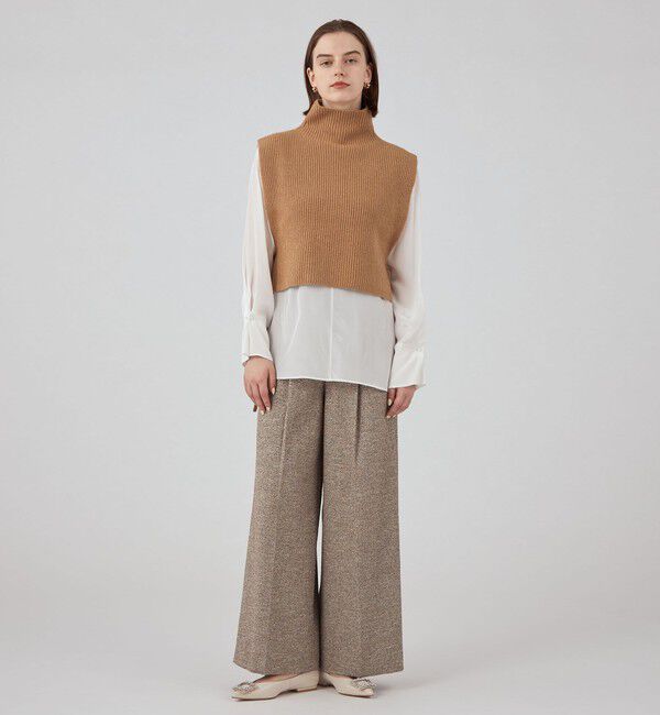 Ballsey「Cashmere Collection ハイネックベスト」|ベスト・ジレ|