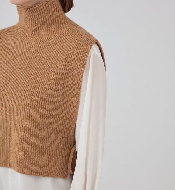 Ballsey「Cashmere Collection ハイネックベスト」|ベスト・ジレ|