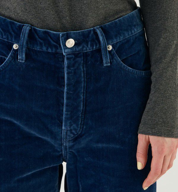 GALERIE VIE「ベルベットインディゴ ストレートパンツ」|その他|