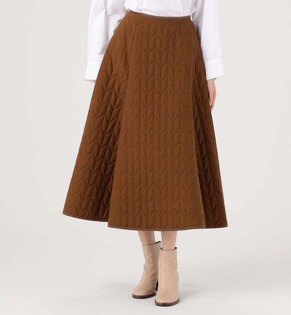 TOMORROWLAND BUYING WEAR「UNION LAUNCH キルティング フレアスカート」|フレア|