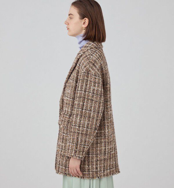 Ballsey「ラメミックスツイード テーラーカラージャコット」|その他|