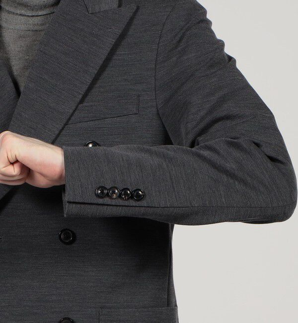 TOMORROWLAND MENS「ウールナイロン ダブルブレステッド6Bジャケット DONDI」|テーラードジャケット|