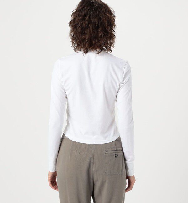 JAMES PERSE「コットンポリエステル クロップドTシャツ WMTP3925」|Tシャツ・カットソー|