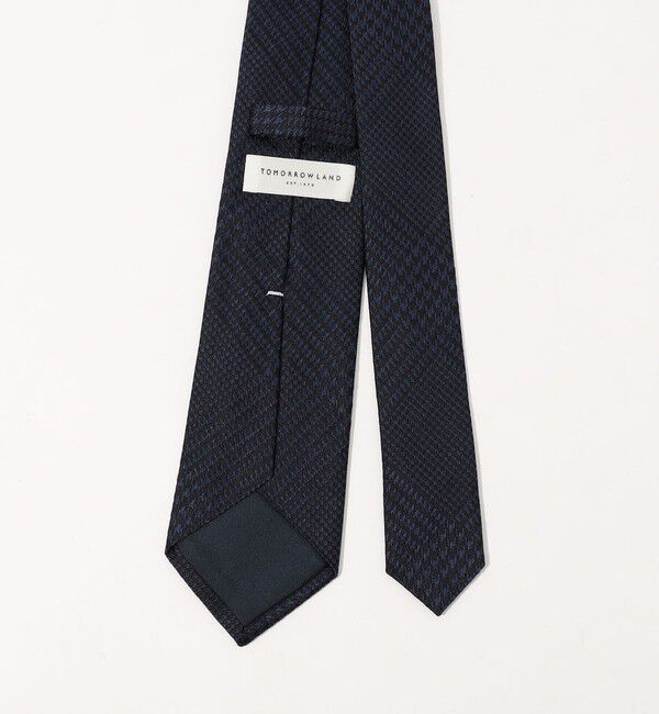 TOMORROWLAND GOODS「TOMORROWLAND シルクジャガード チェック柄 ネクタイ」|ネクタイ・蝶ネクタイ|