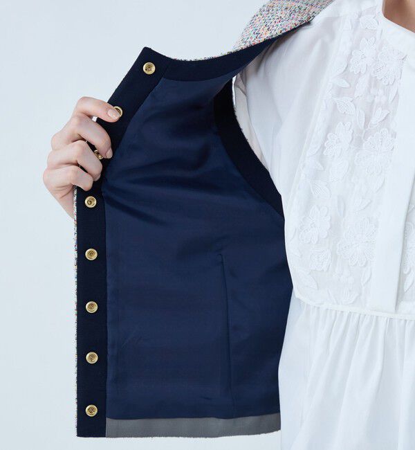 TOMORROWLAND collection「マリースパンコール 2-wayペプラムジレ」|ベスト・ジレ|