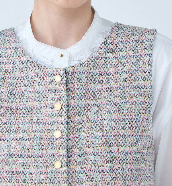 TOMORROWLAND collection「マリースパンコール 2-wayペプラムジレ」|ベスト・ジレ|