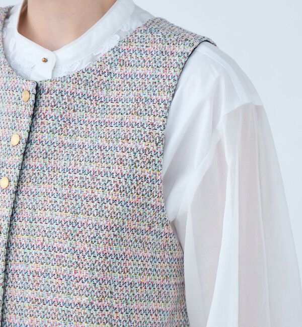 TOMORROWLAND collection「マリースパンコール 2-wayペプラムジレ」|ベスト・ジレ|