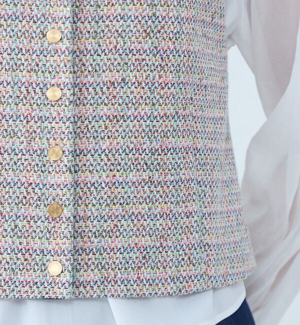 TOMORROWLAND collection「マリースパンコール 2-wayペプラムジレ」|ベスト・ジレ|