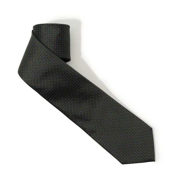 TOMORROWLAND GOODS「TOMORROWLAND シルクジャガード 小紋柄ネクタイ」|ネクタイ・蝶ネクタイ|56 カーキ系