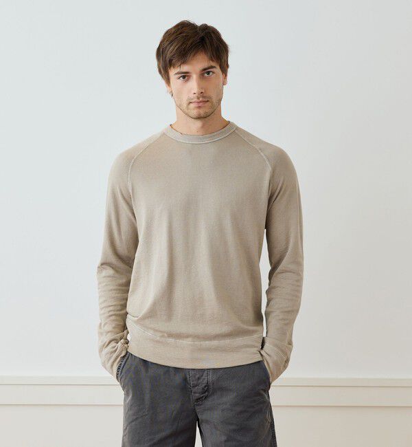 JAMES PERSE「バックパイルスエット ラグランスリーブプルオーバー MXA3278」|スウェット・ジャージ|