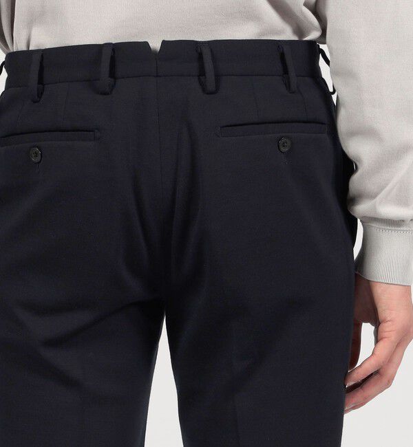 TOMORROWLAND MENS「ウールコットンジャージー ノープリーツスラックス DONDI」|スラックス|