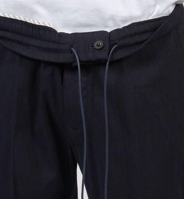 TOMORROWLAND MENS「レーヨンリネンコットン スリムテーパード イージーパンツ」|チノ|