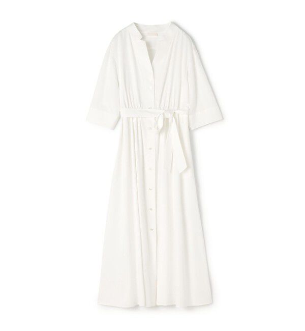 Ballsey「スパンブロード シャツワンピース」|ワンピース|11 ホワイト