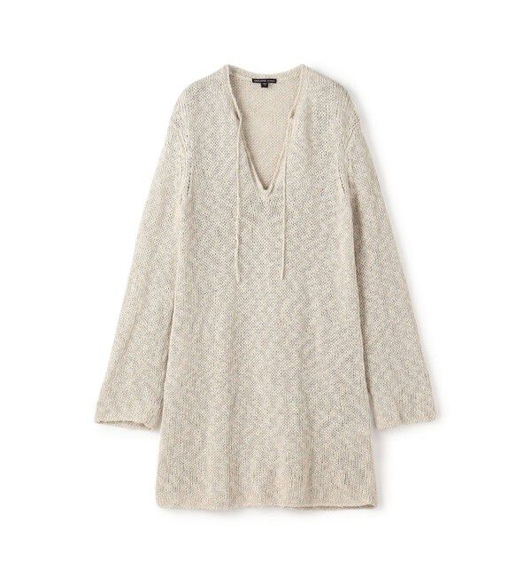 JAMES PERSE「コットンリネン ニットチュニック WVP3140」|ニット・セーター|44 ベージュ系