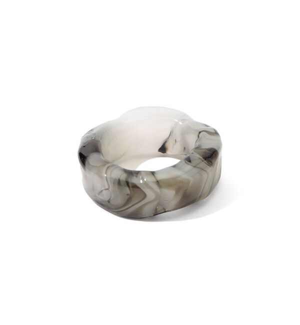 TOMORROWLAND GOODS「LEVENS JEWELS MARBLE リング」|リング|18 ブラック系