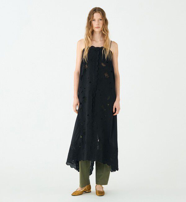 SOULEIADO「バンダナエンブロイダリー キャミソールワンピース」|ワンピース|