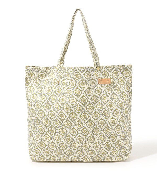 SOULEIADO「SOULEIADO コットンオックス ポケッタブルトートバッグ」|エコバッグ|42 ライトベージュ系