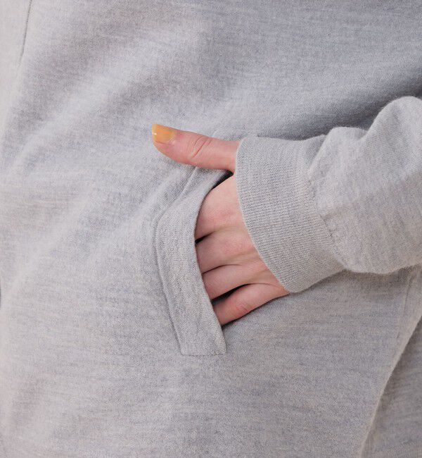 GALERIE VIE「ボイルドウール ジップアップカーディガン」|カーディガン|