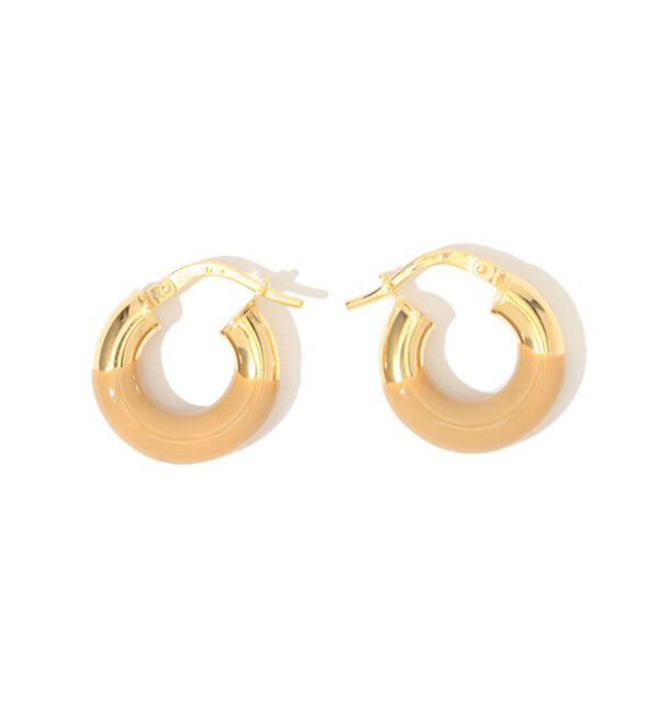 TOMORROWLAND GOODS「FERSERA フープピアス」|ピアス|42 ライトベージュ系