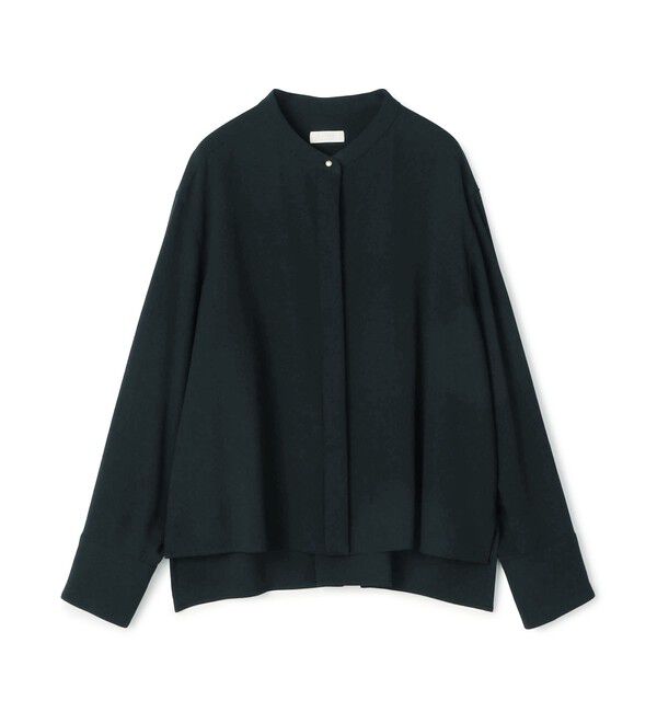 Ballsey「【WEB先行予約】サンディジョーゼット ボックスシルエットブラウス」|シャツ・ブラウス|69 ネイビー