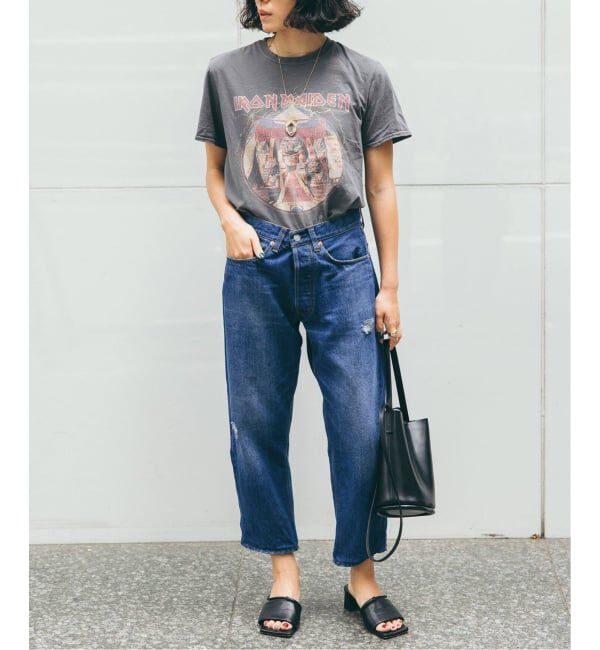  「テーパードデニム5ポケットパンツ」|デニム|