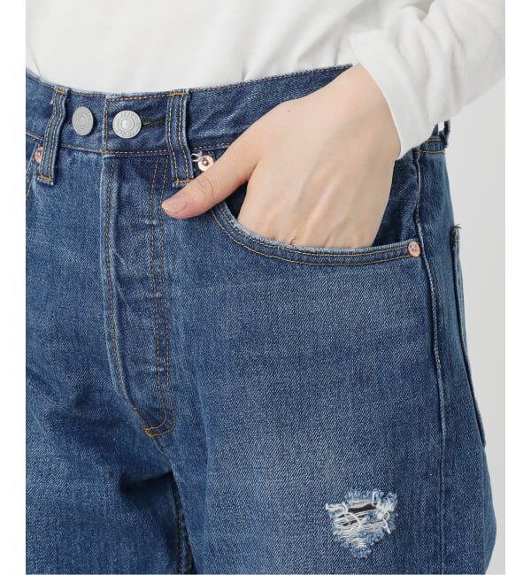  「テーパードデニム5ポケットパンツ」|デニム|