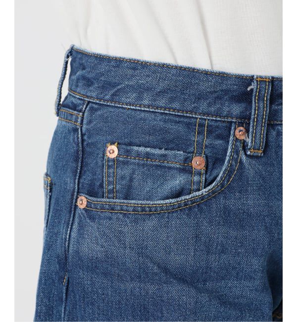  「テーパードデニム5ポケットパンツ」|デニム|