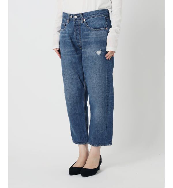  「テーパードデニム5ポケットパンツ」|デニム|